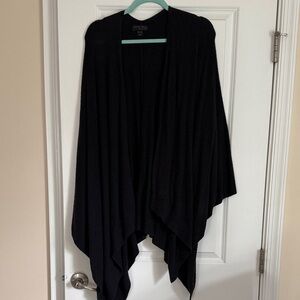 Barefoot Dreams Cozychic Carbon Gray Wrap Shawl NWOT